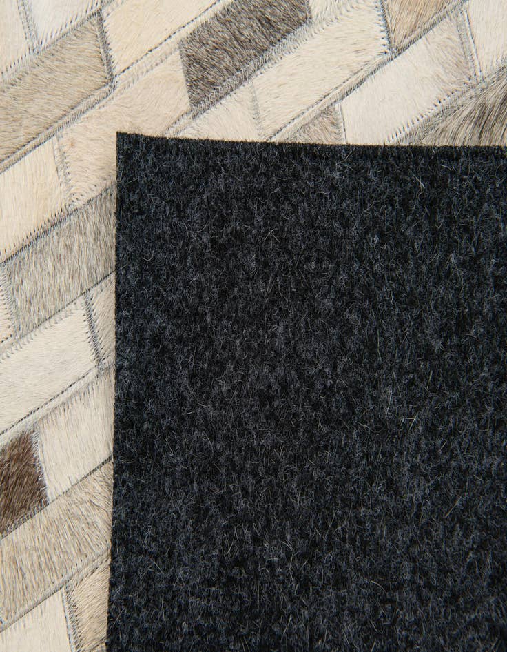 Detail image of  4' x 5' 11 Cowhide Stocks Rug