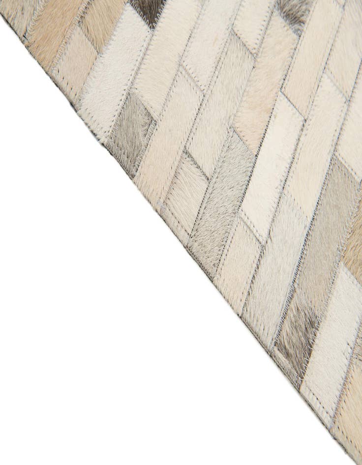 Detail image of  4' x 6' Cowhide Stocks Rug