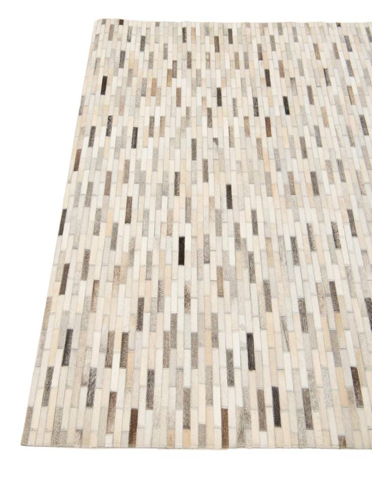 Detail image of  4' x 5' 11 Cowhide Stocks Rug