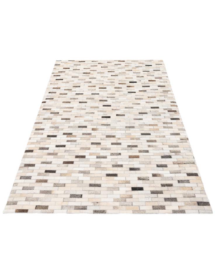 Detail image of  4' x 5' 11 Cowhide Stocks Rug