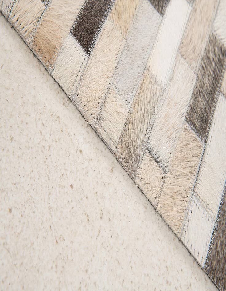 Detail image of  4' x 5' 11 Cowhide Stocks Rug