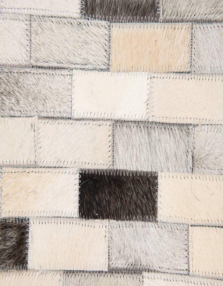 Detail image of  4' x 5' 11 Cowhide Stocks Rug