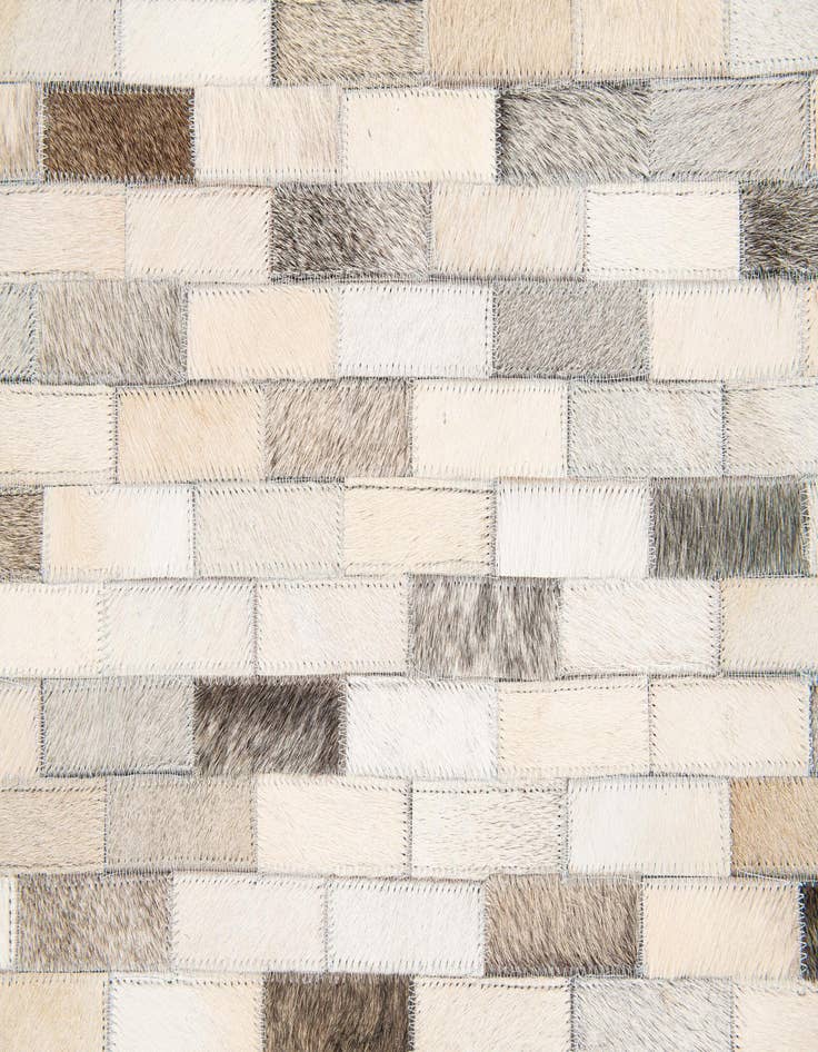 Detail image of  4' x 5' 11 Cowhide Stocks Rug