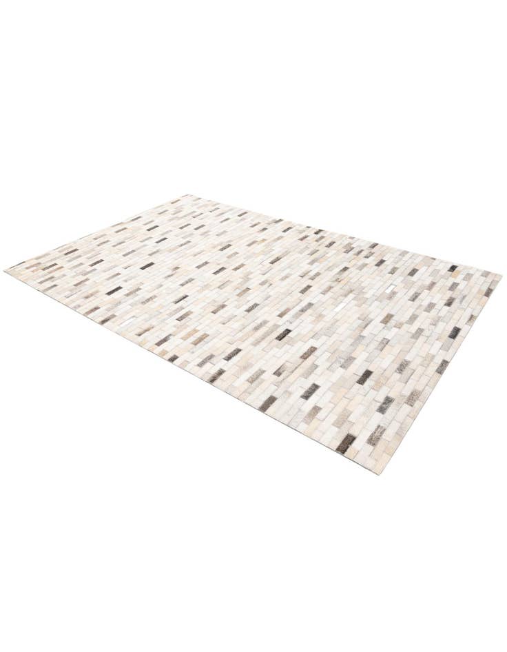 Detail image of  3' 11 x 6' 1 Cowhide Stocks Rug