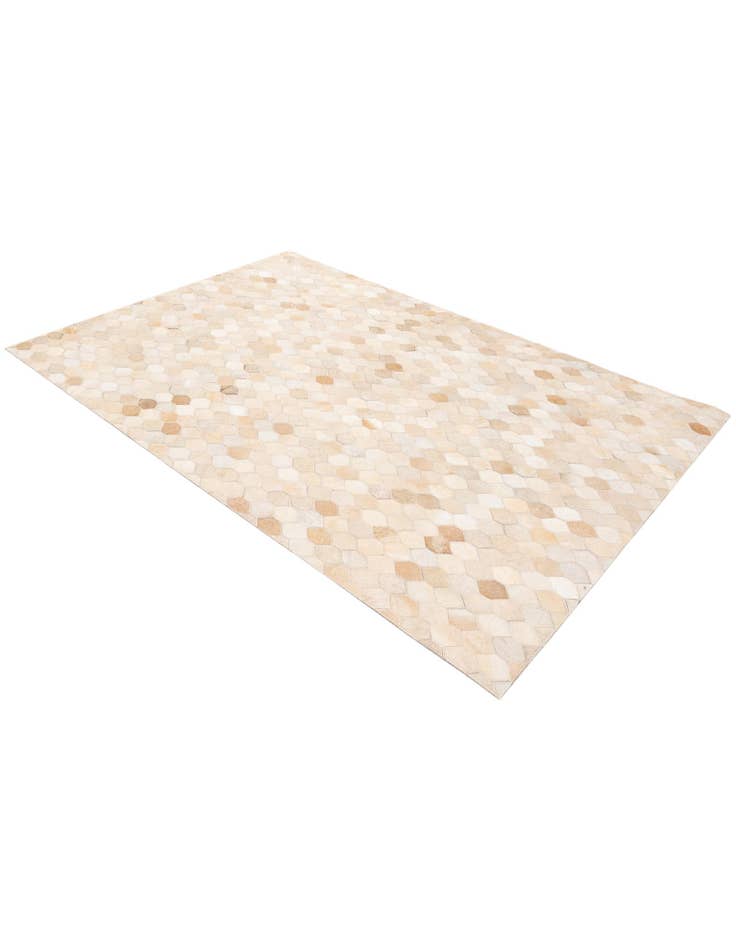 Detail image of  4' x 5' 11 Cowhide Stocks Rug