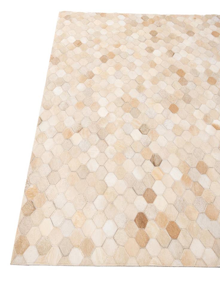 Detail image of  4' x 5' 11 Cowhide Stocks Rug