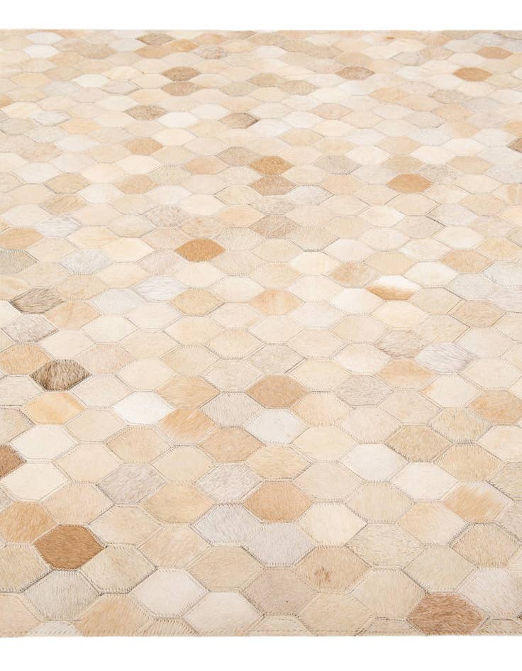 Detail image of  4' x 5' 11 Cowhide Stocks Rug