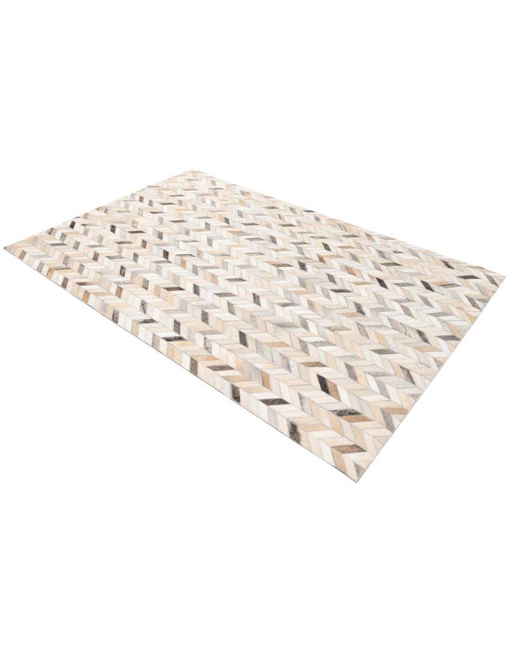 Detail image of  4' x 6' Cowhide Stocks Rug