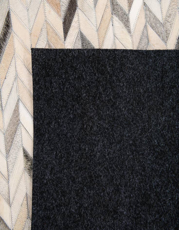 Detail image of  4' x 6' Cowhide Stocks Rug