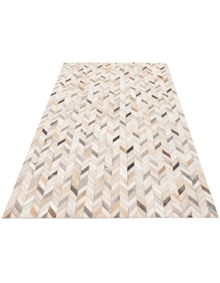 Detail image of  4' x 6' 1 Cowhide Stocks Rug