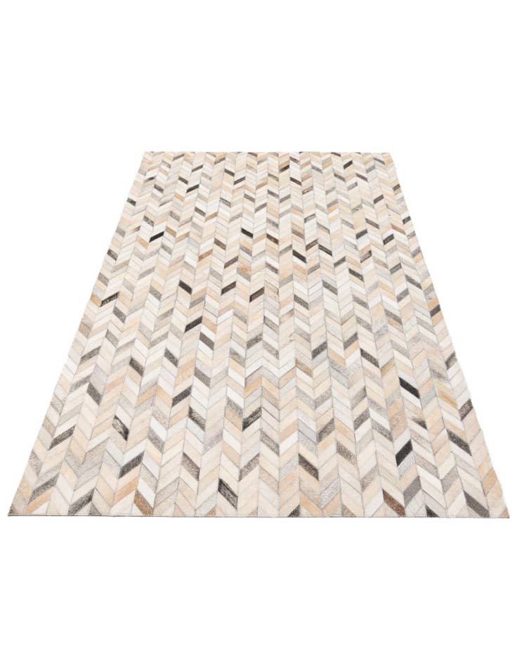 Detail image of  4' x 6' 1 Cowhide Stocks Rug