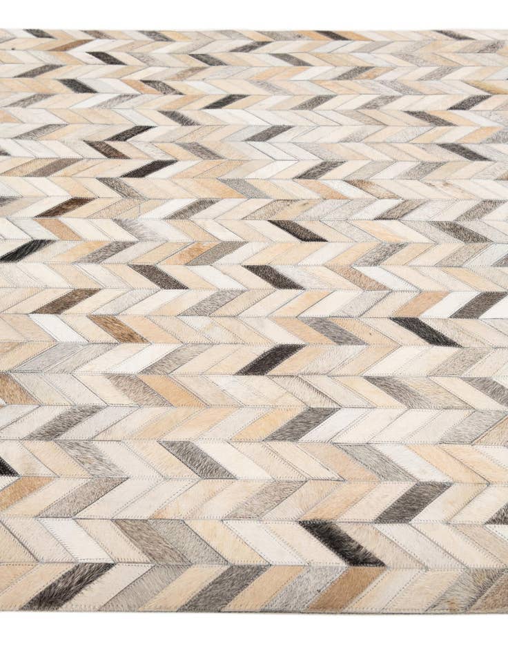 Detail image of  4' x 6' 1 Cowhide Stocks Rug