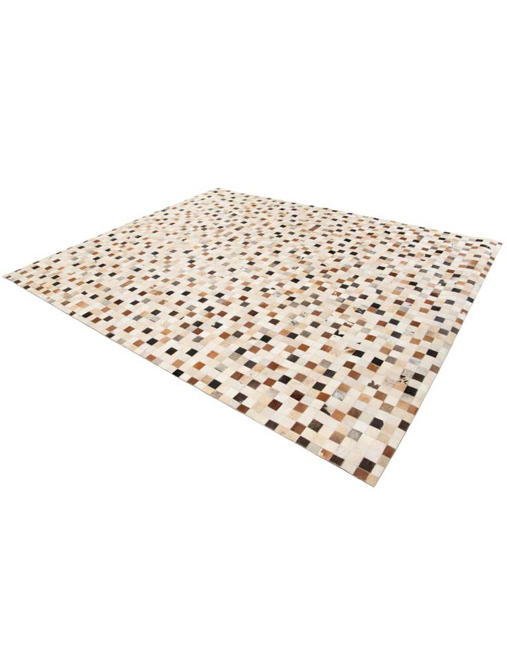 Detail image of  8' x 9' 9 Cowhide Stocks Rug