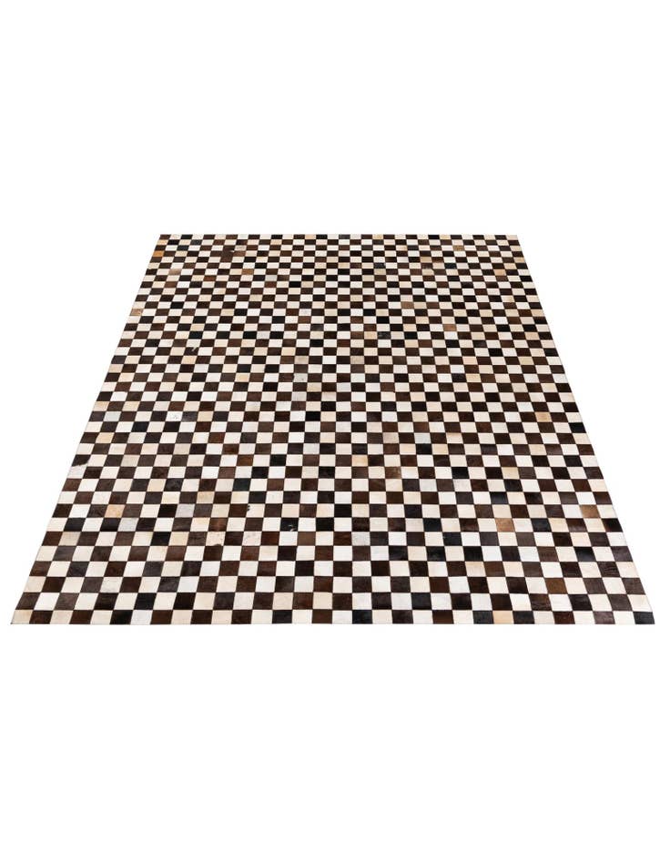 Detail image of  8' x 9' 10 Cowhide Stocks Rug