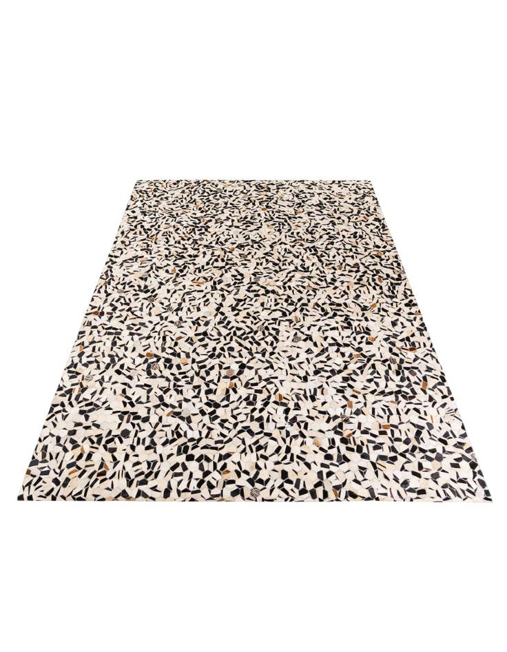 Detail image of  8' 1 x 9' 10 Cowhide Stocks Rug