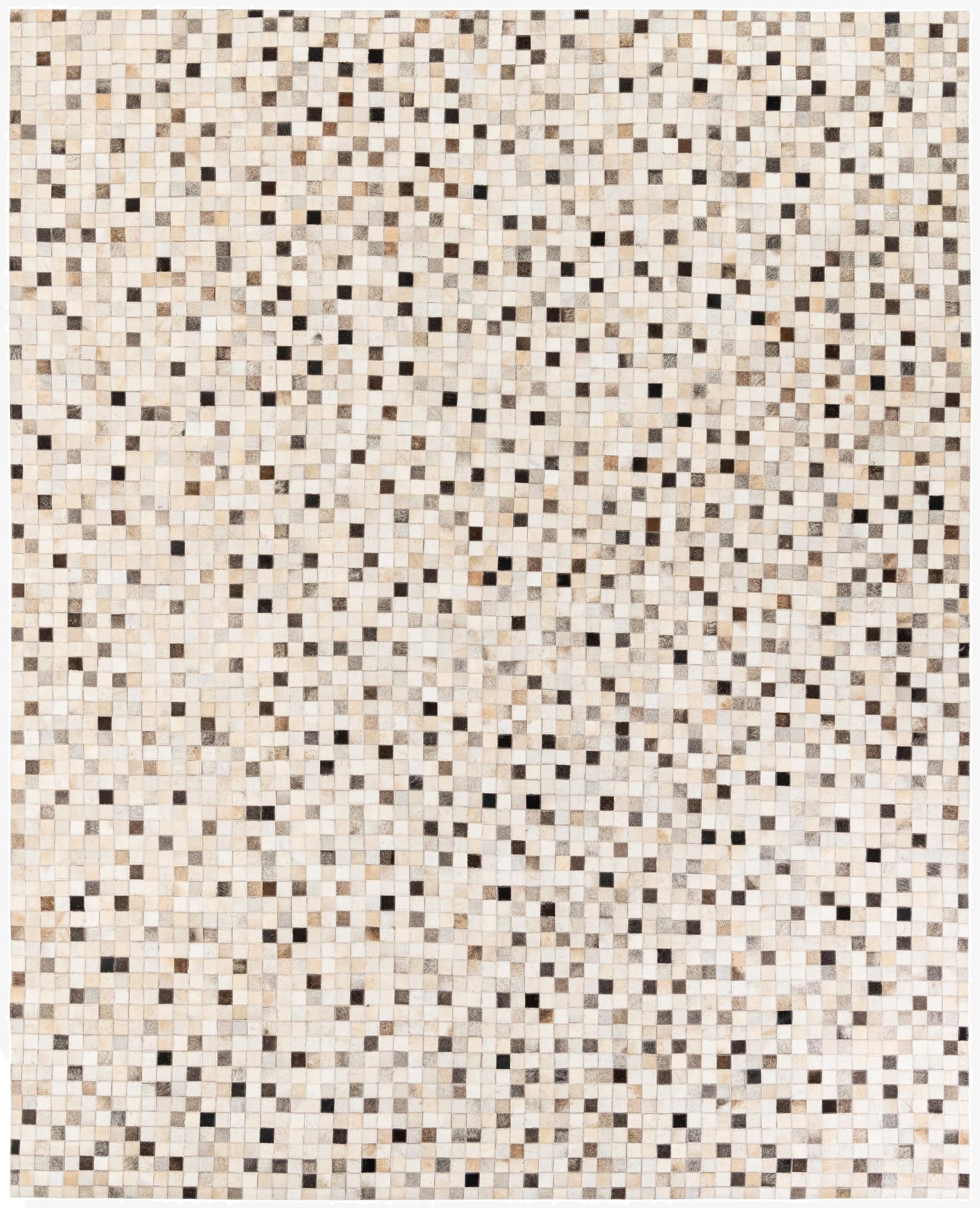  8' 1 x 9' 11 Cowhide Stocks Rug