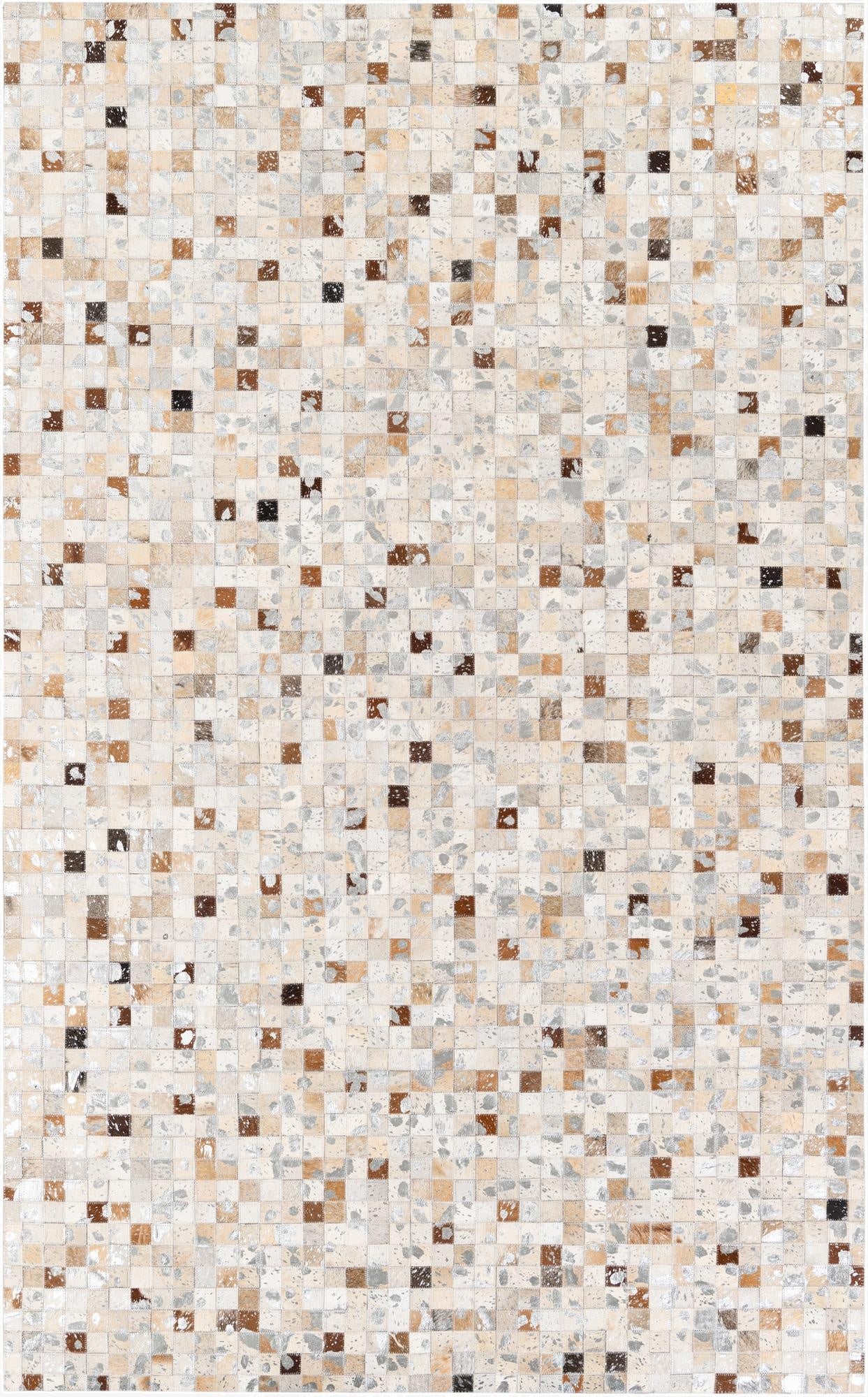  5' 1 x 7' 11 Cowhide Stocks Rug