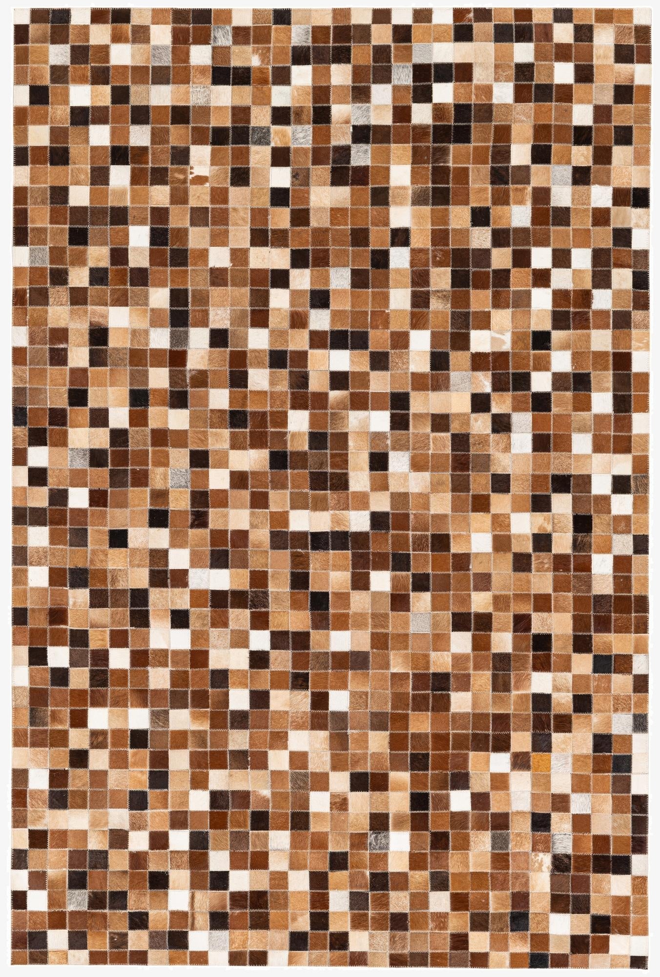  4' x 5' 11 Cowhide Stocks Rug