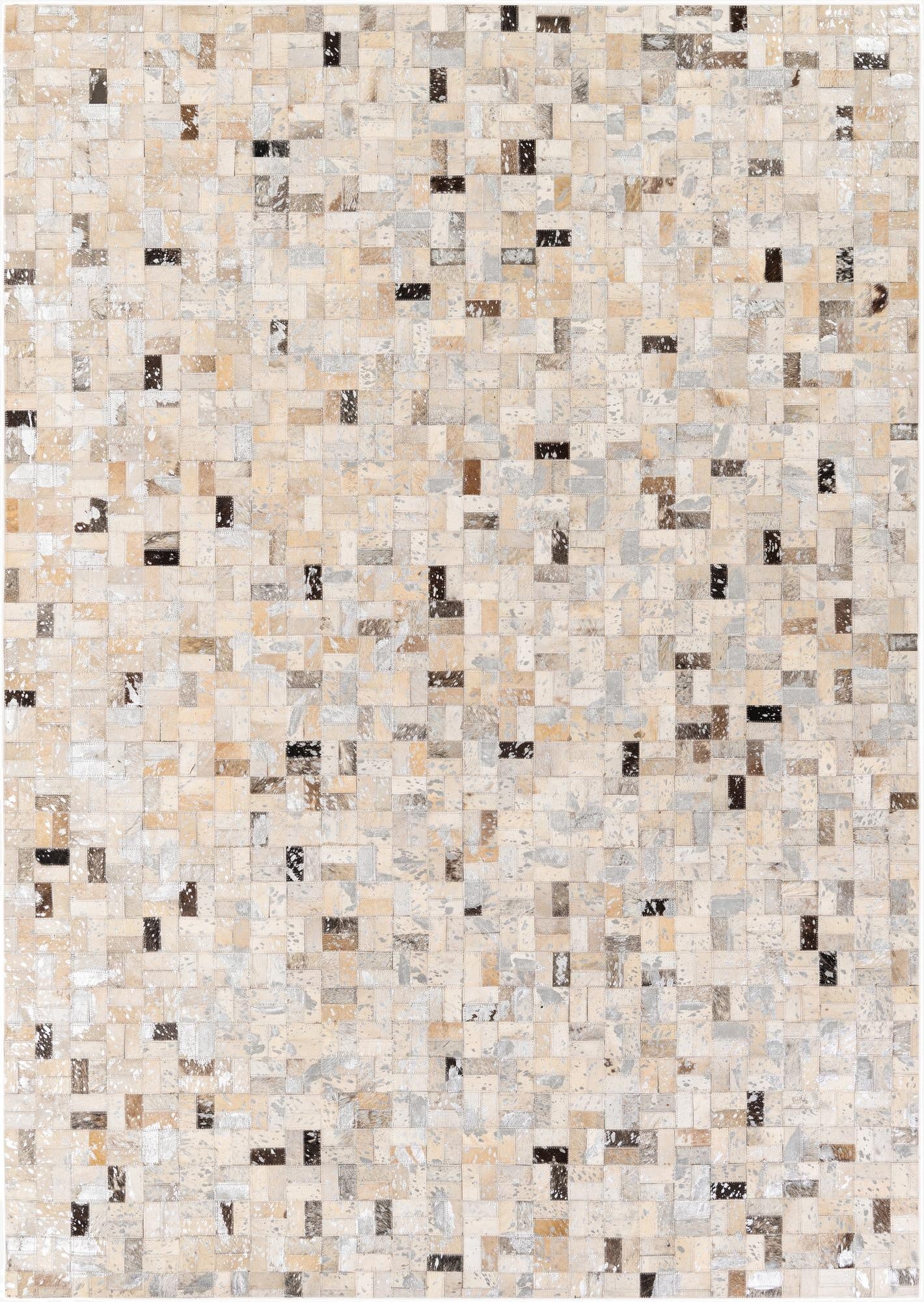  5' 3 x 7' 6 Cowhide Stocks Rug