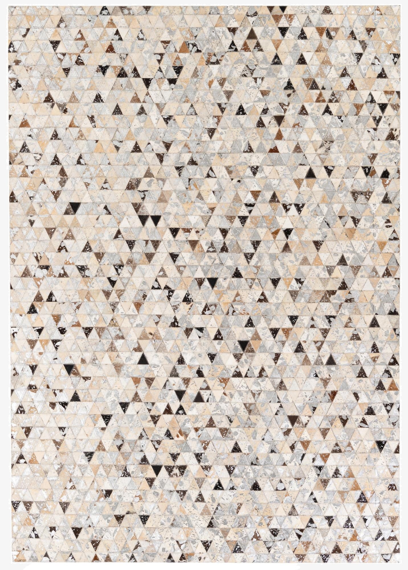  5' 3 x 7' 5 Cowhide Stocks Rug