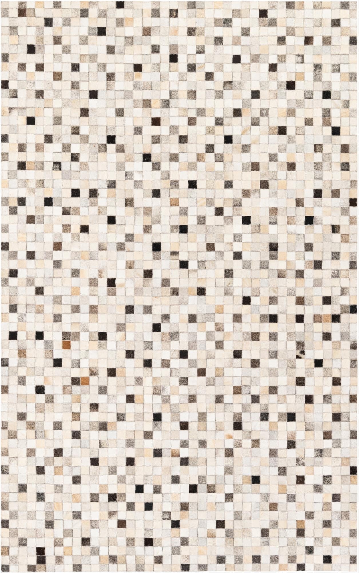  5' x 7' 11 Cowhide Stocks Rug