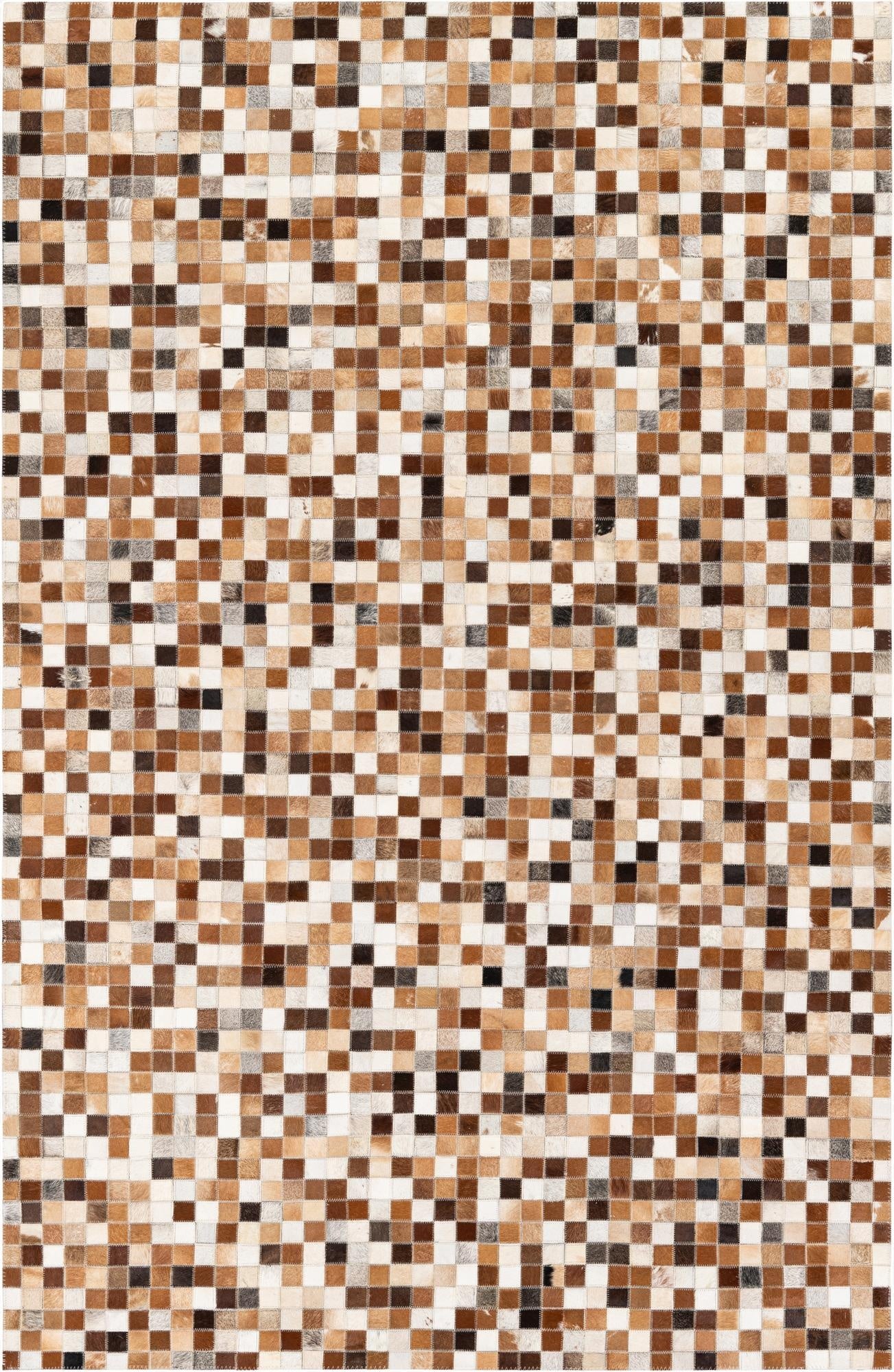  5' 2 x 7' 11 Cowhide Stocks Rug