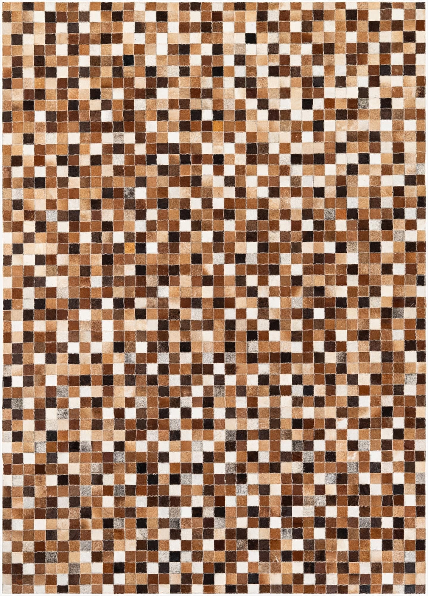  4' 9 x 6' 9 Cowhide Stocks Rug