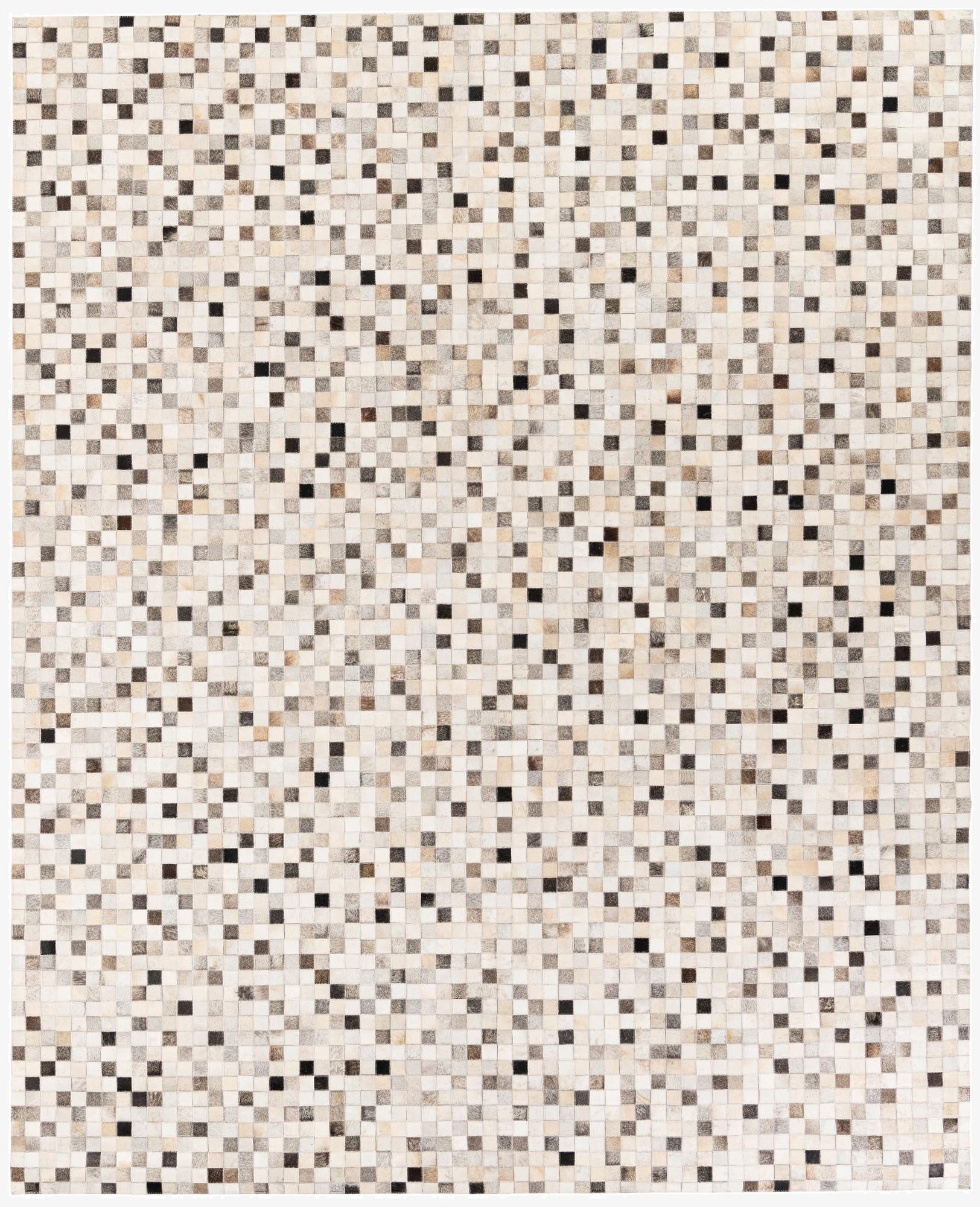  8' 1 x 9' 11 Cowhide Stocks Rug