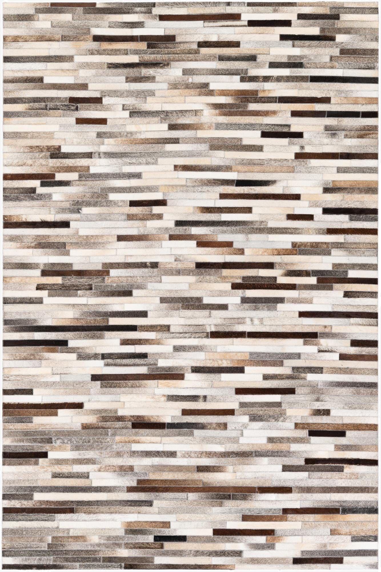  5' 1 x 7' 11 Cowhide Stocks Rug