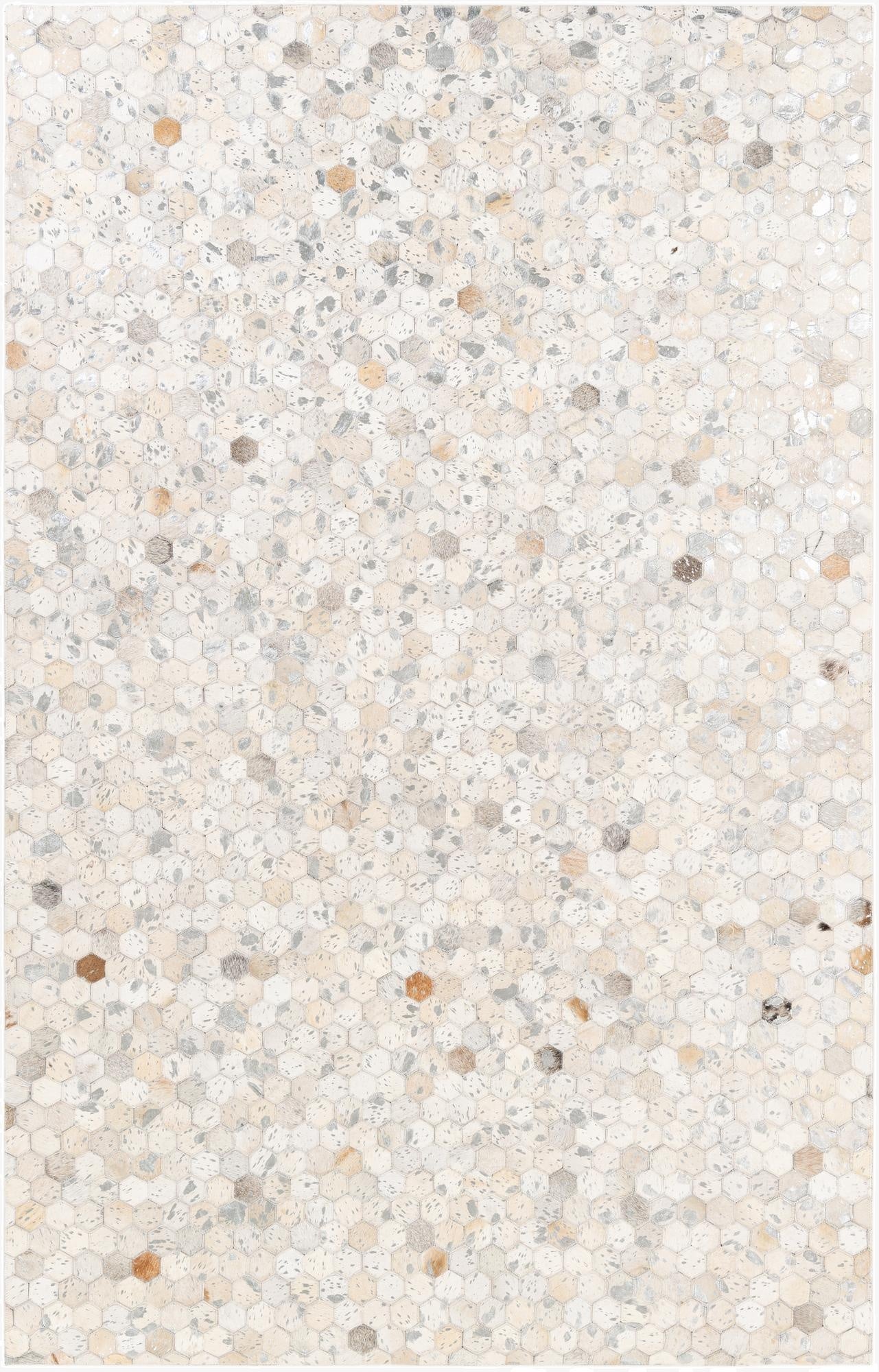  5' 1 x 8' Cowhide Stocks Rug