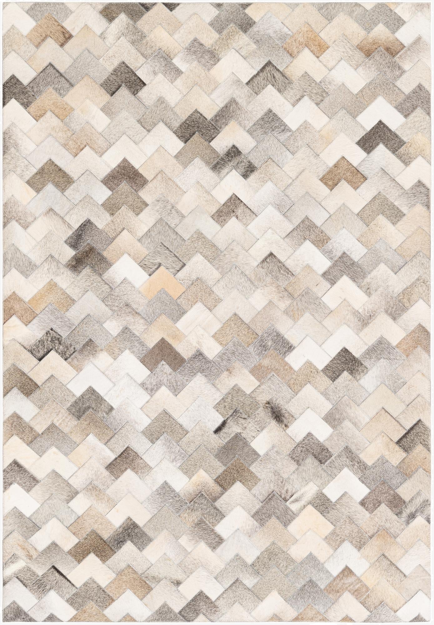  4' 1 x 5' 11 Cowhide Stocks Rug