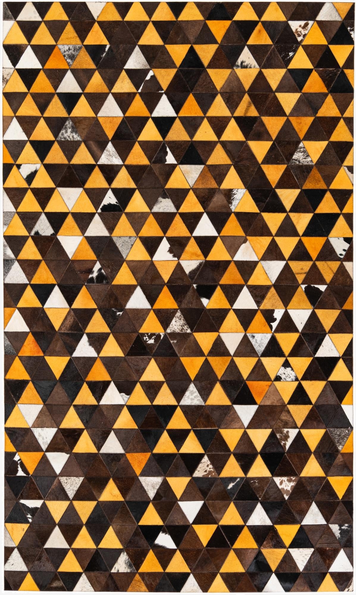  4' 10 x 8' 1 Cowhide Stocks Rug