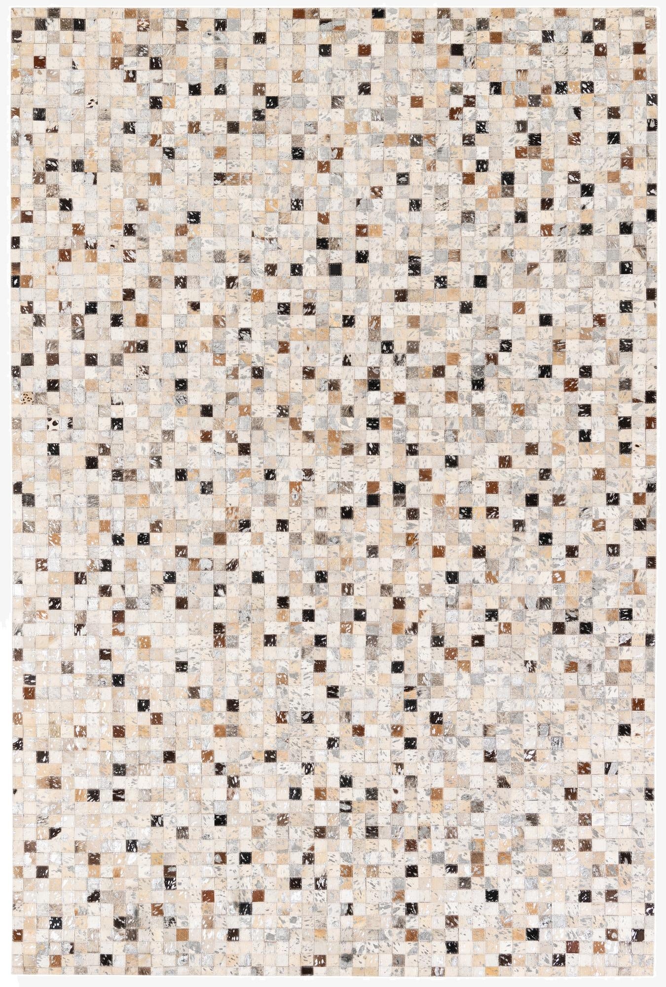  5' 1 x 7' 8 Cowhide Stocks Rug