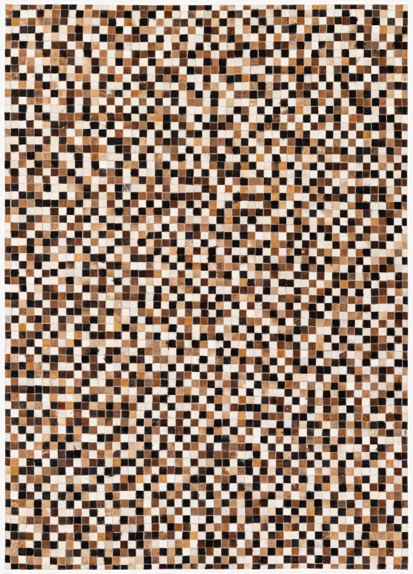  5' 6 x 7' 7 Cowhide Stocks Rug