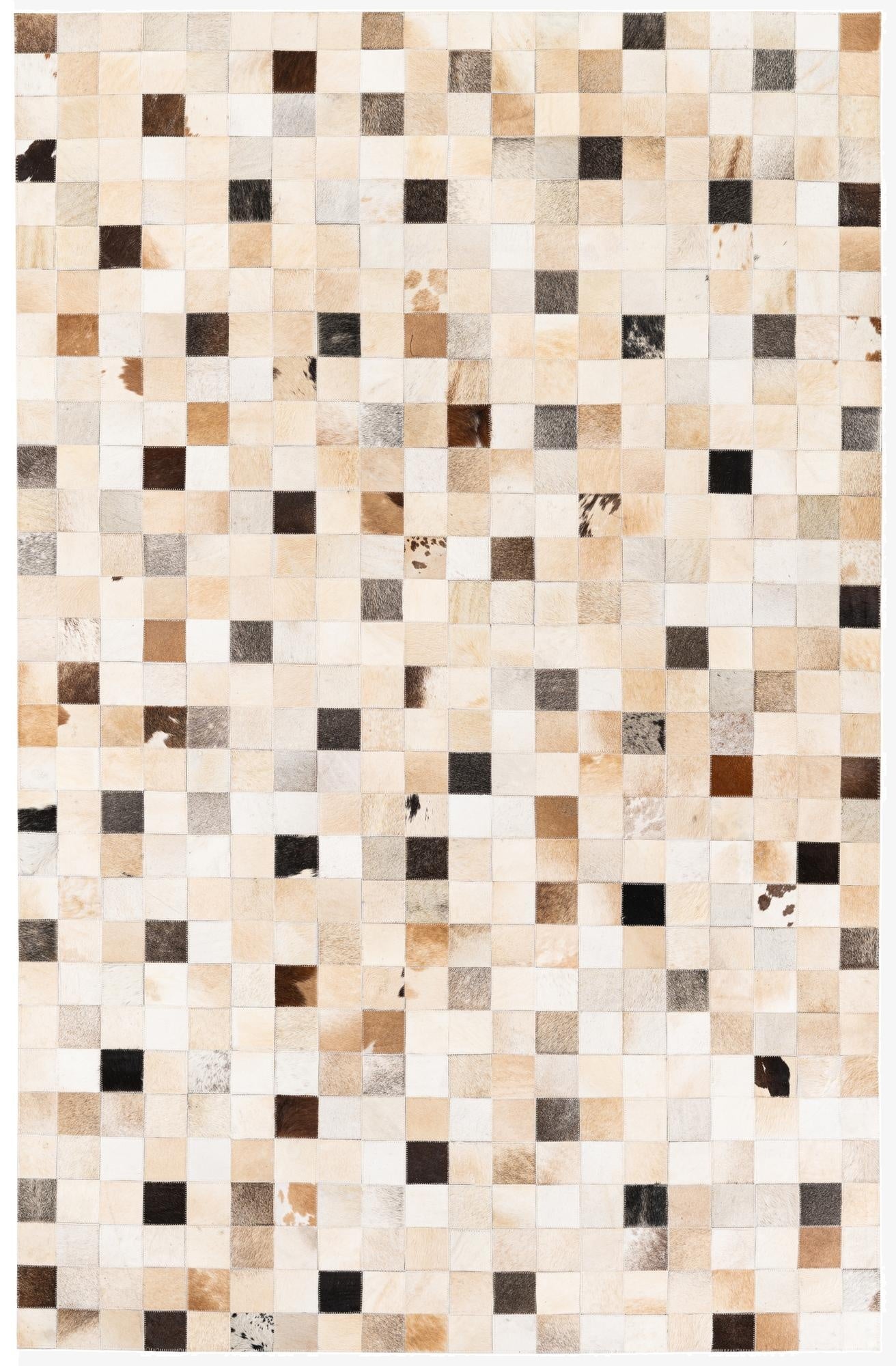  5' 1 x 7' 10 Cowhide Stocks Rug
