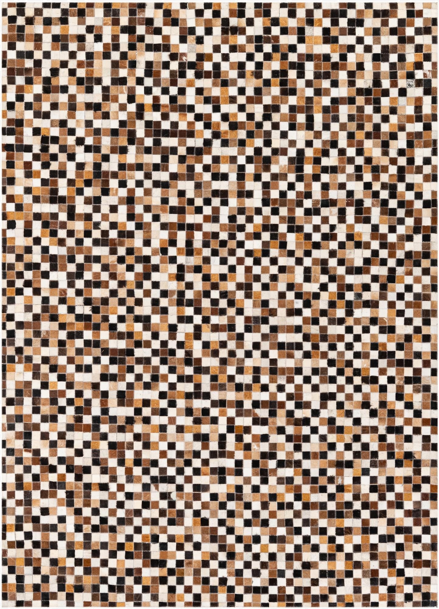  5' 6 x 7' 7 Cowhide Stocks Rug