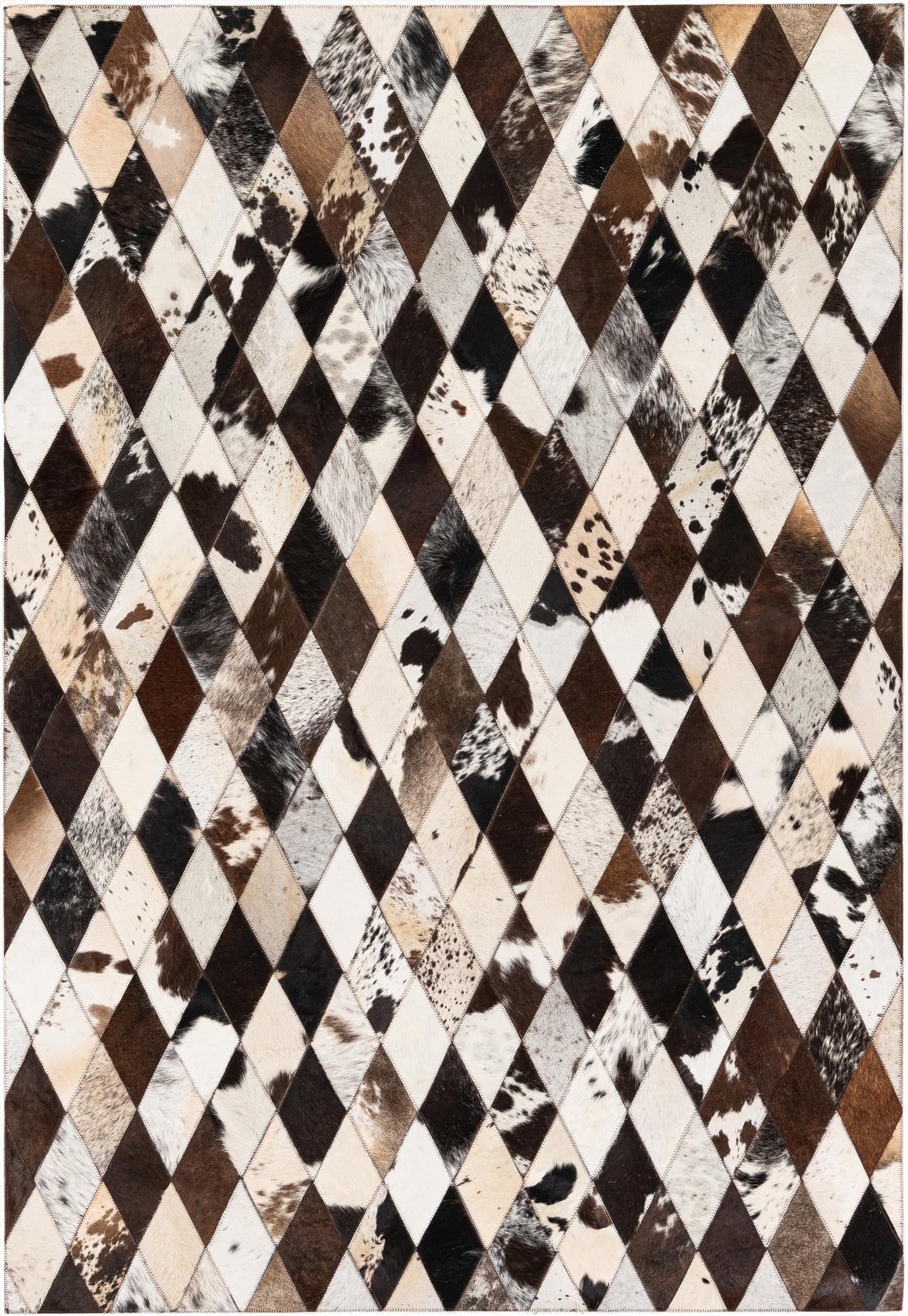  4' x 5' 11 Cowhide Stocks Rug