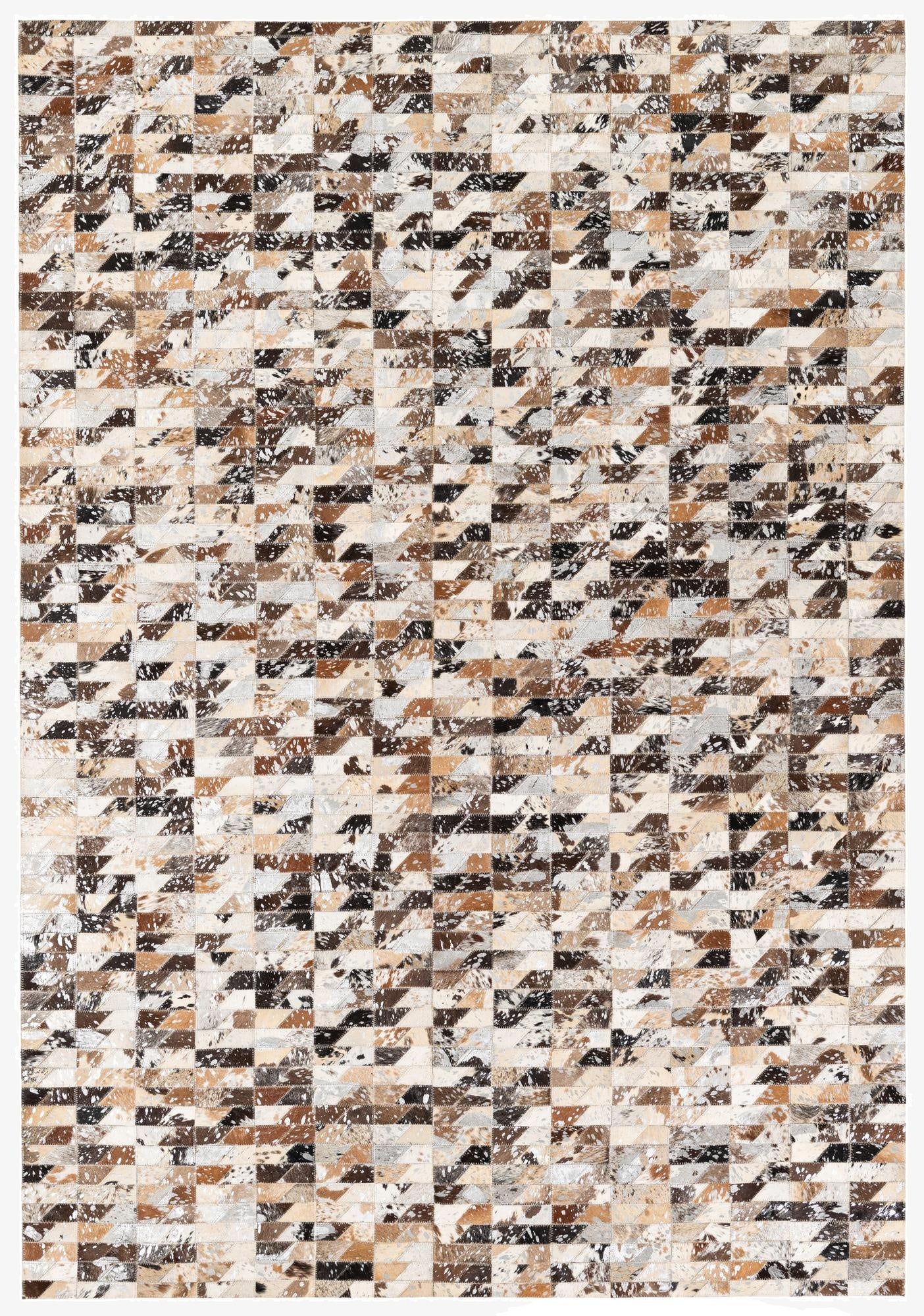  5' 2 x 7' 6 Cowhide Stocks Rug