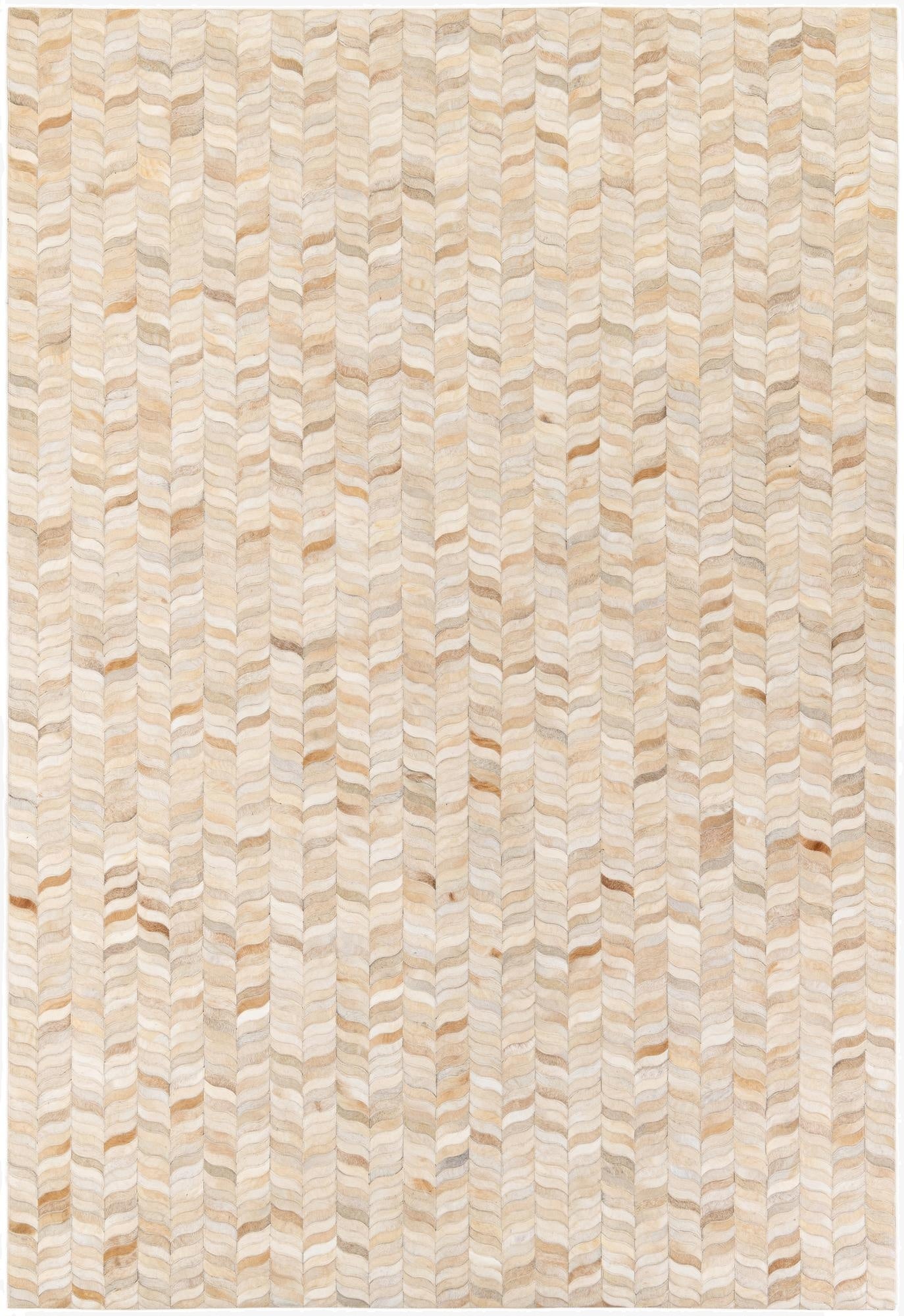  6' 8 x 9' 8 Cowhide Stocks Rug