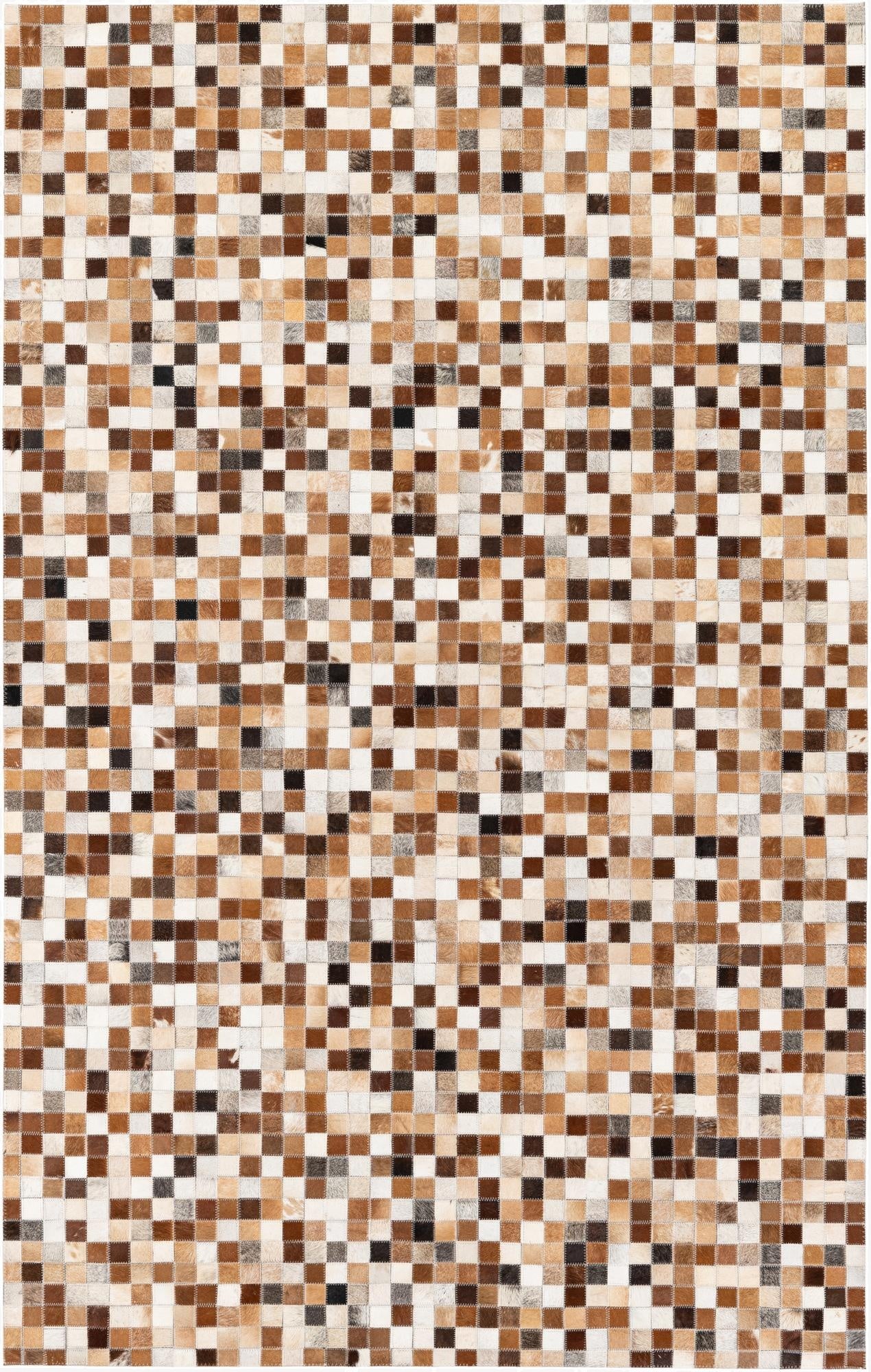 5' 1 x 7' 11 Cowhide Stocks Rug