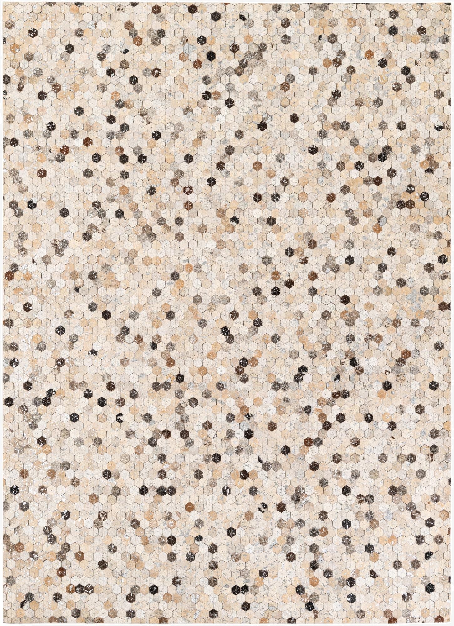  5' 6 x 7' 7 Cowhide Stocks Rug