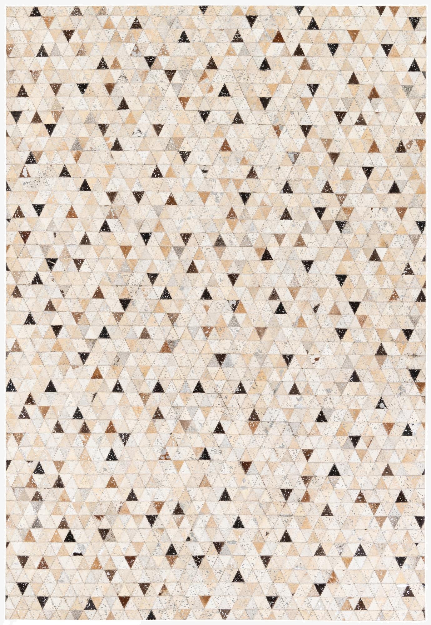  5' 3 x 7' 7 Cowhide Stocks Rug