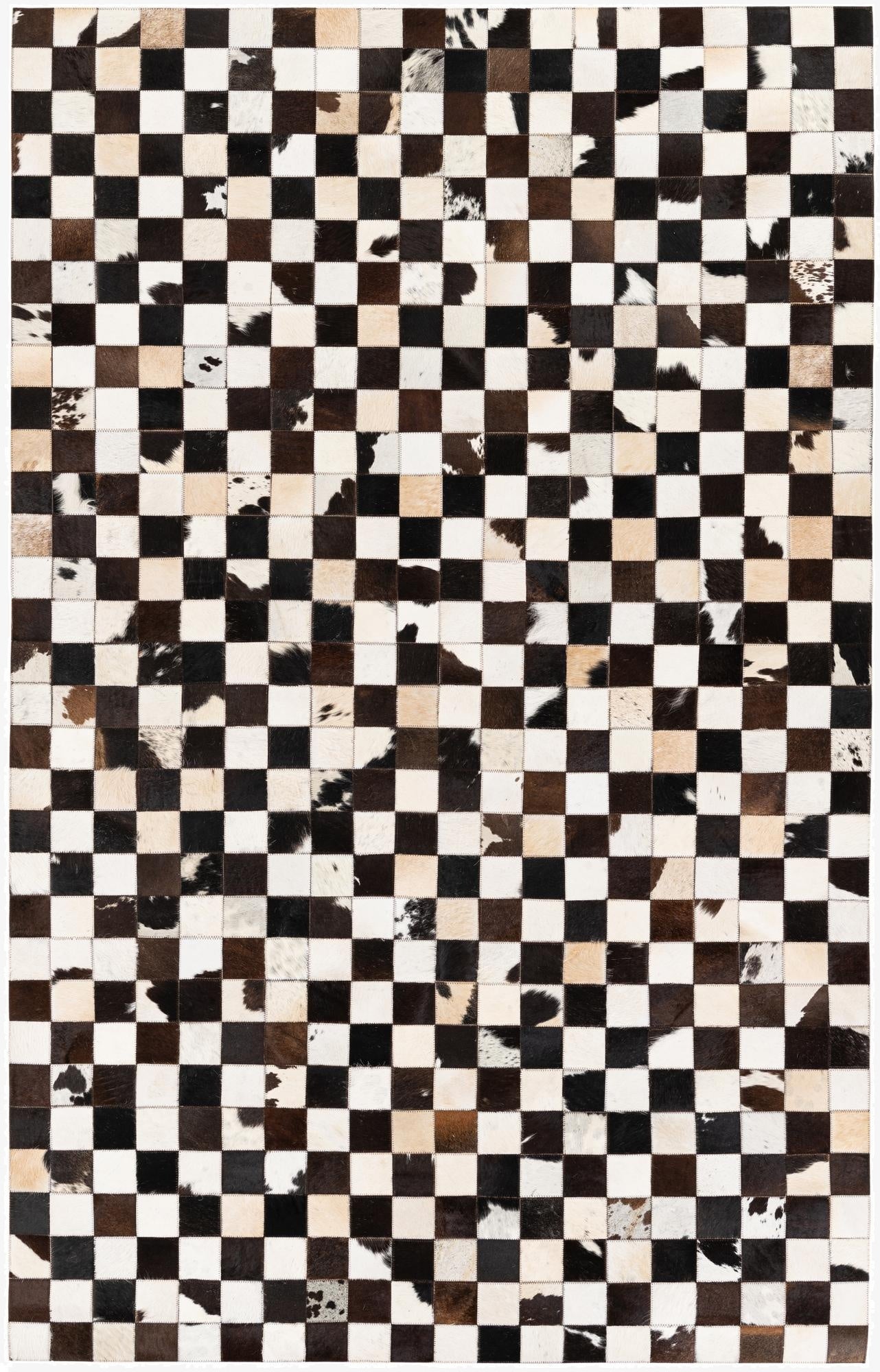 5' x 8' Cowhide Stocks Rug