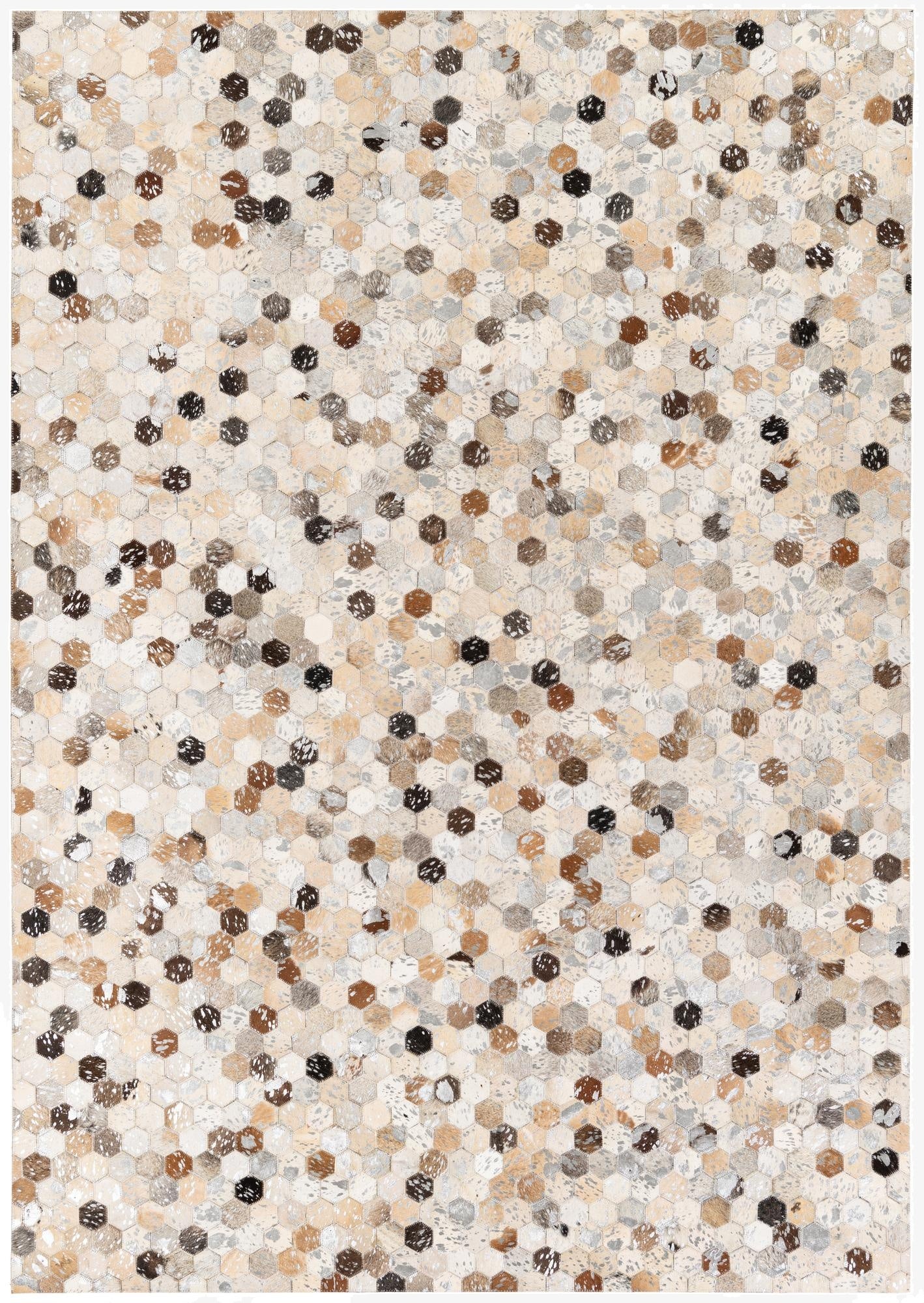  5' 4 x 7' 6 Cowhide Stocks Rug
