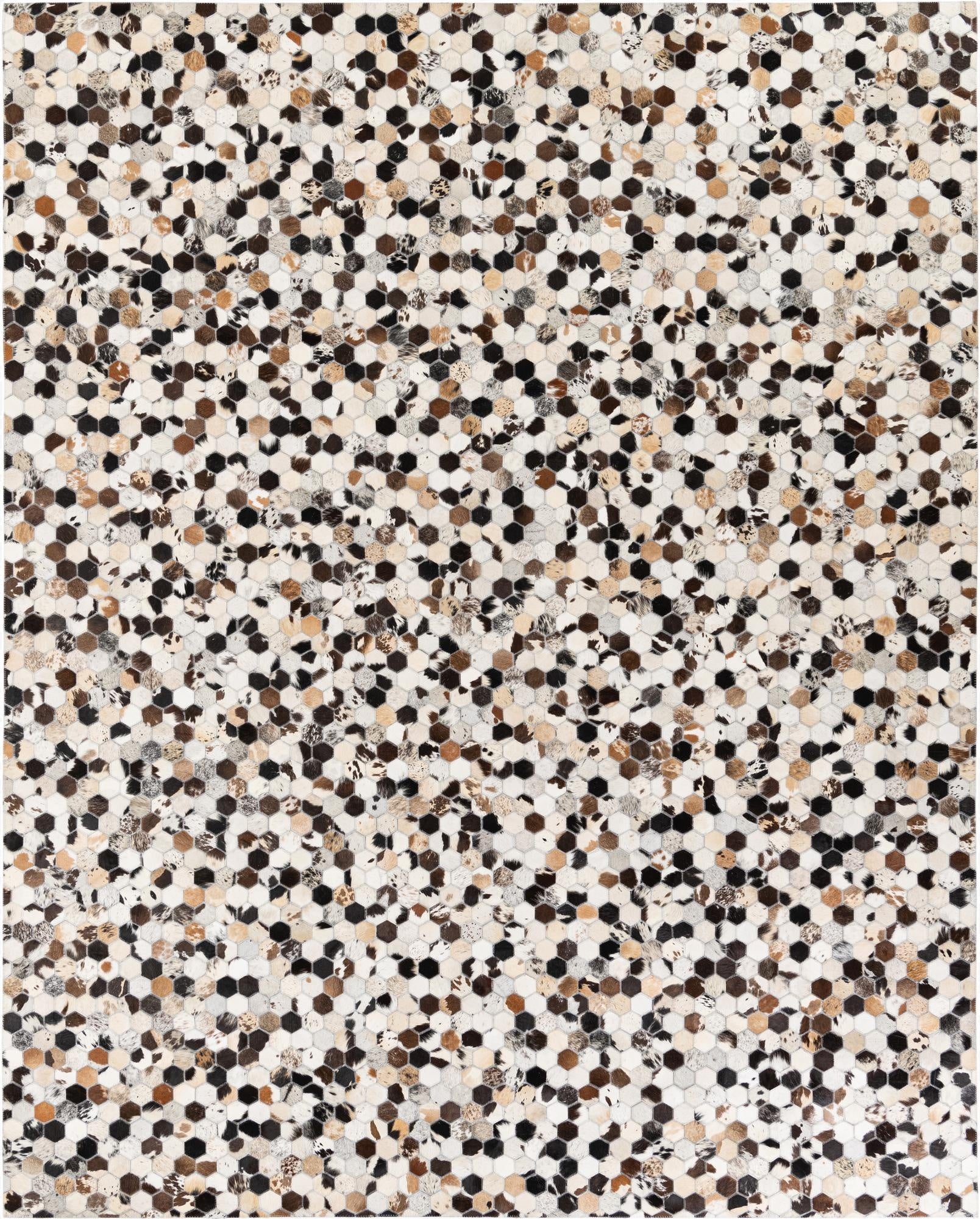  8' x 9' 11 Cowhide Stocks Rug