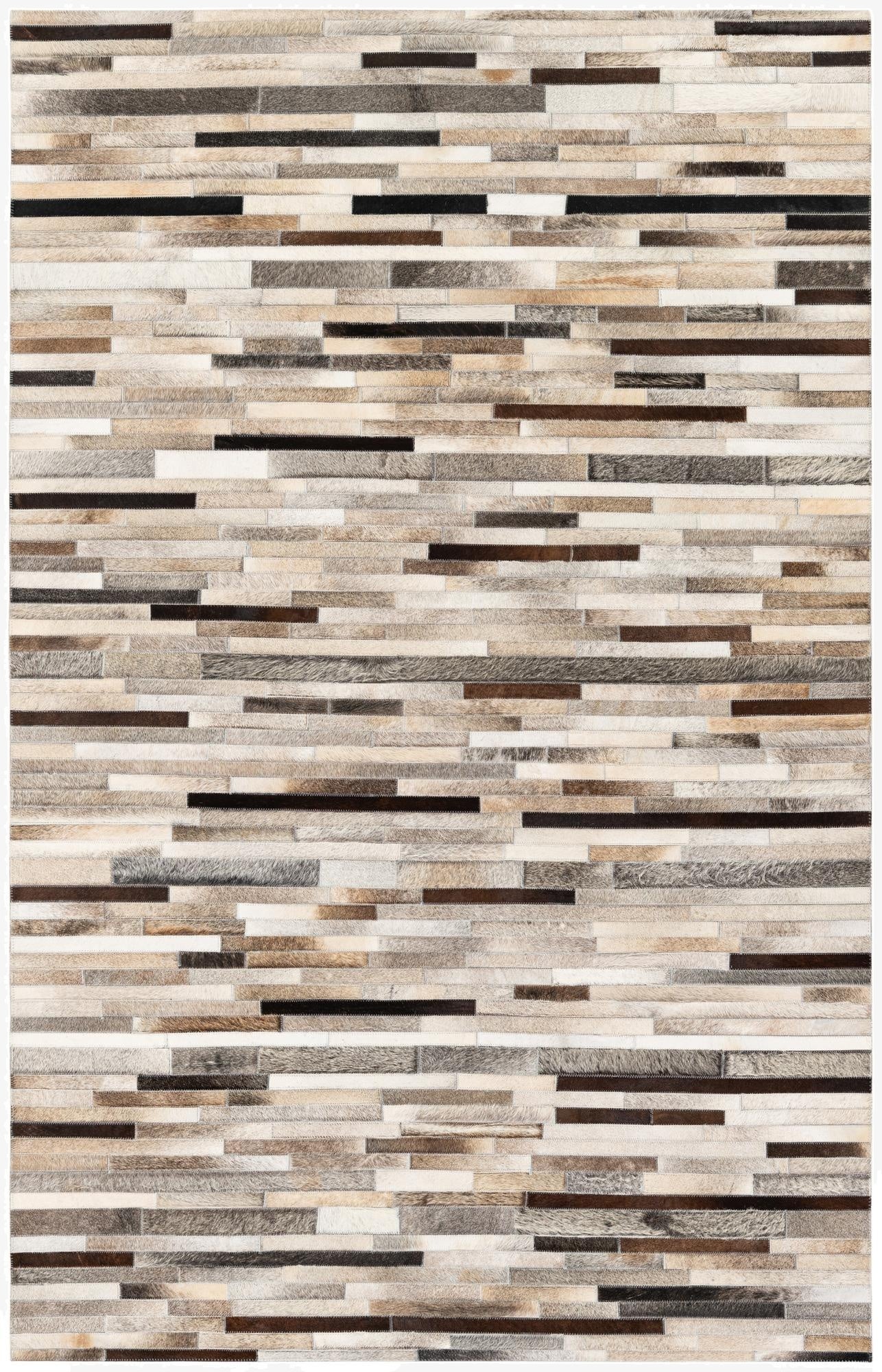  5' 1 x 7' 11 Cowhide Stocks Rug