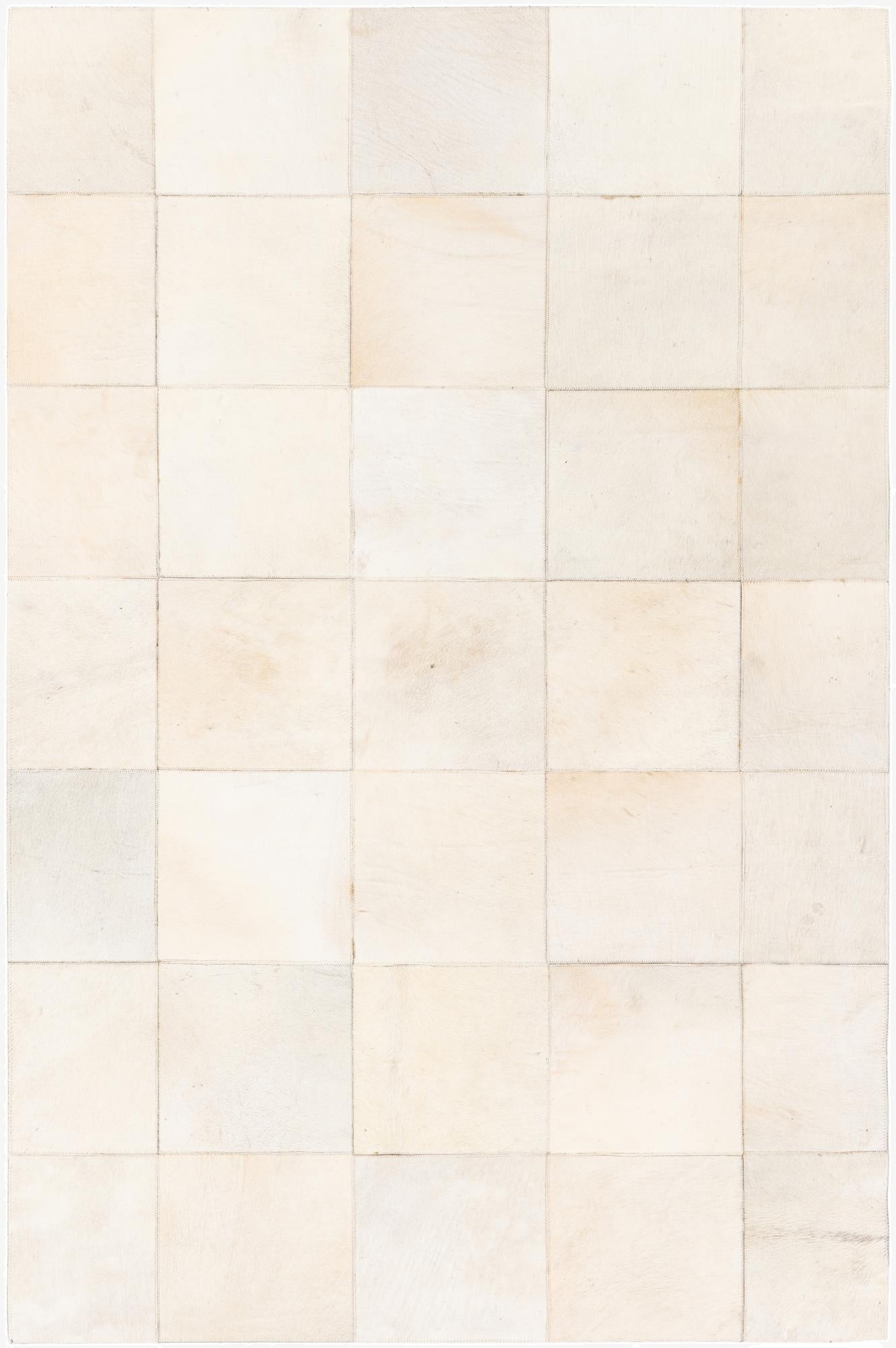  4' 3 x 6' 4 Cowhide Stocks Rug