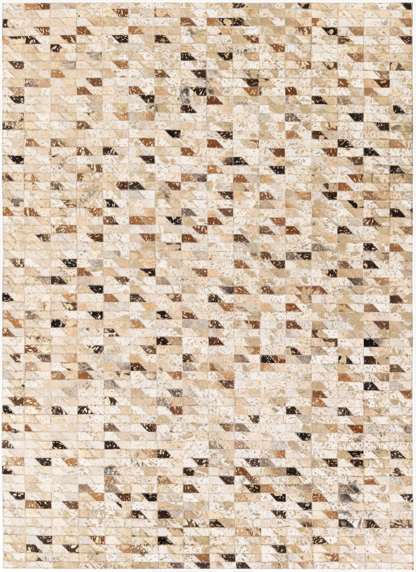  5' 6 x 7' 6 Cowhide Stocks Rug