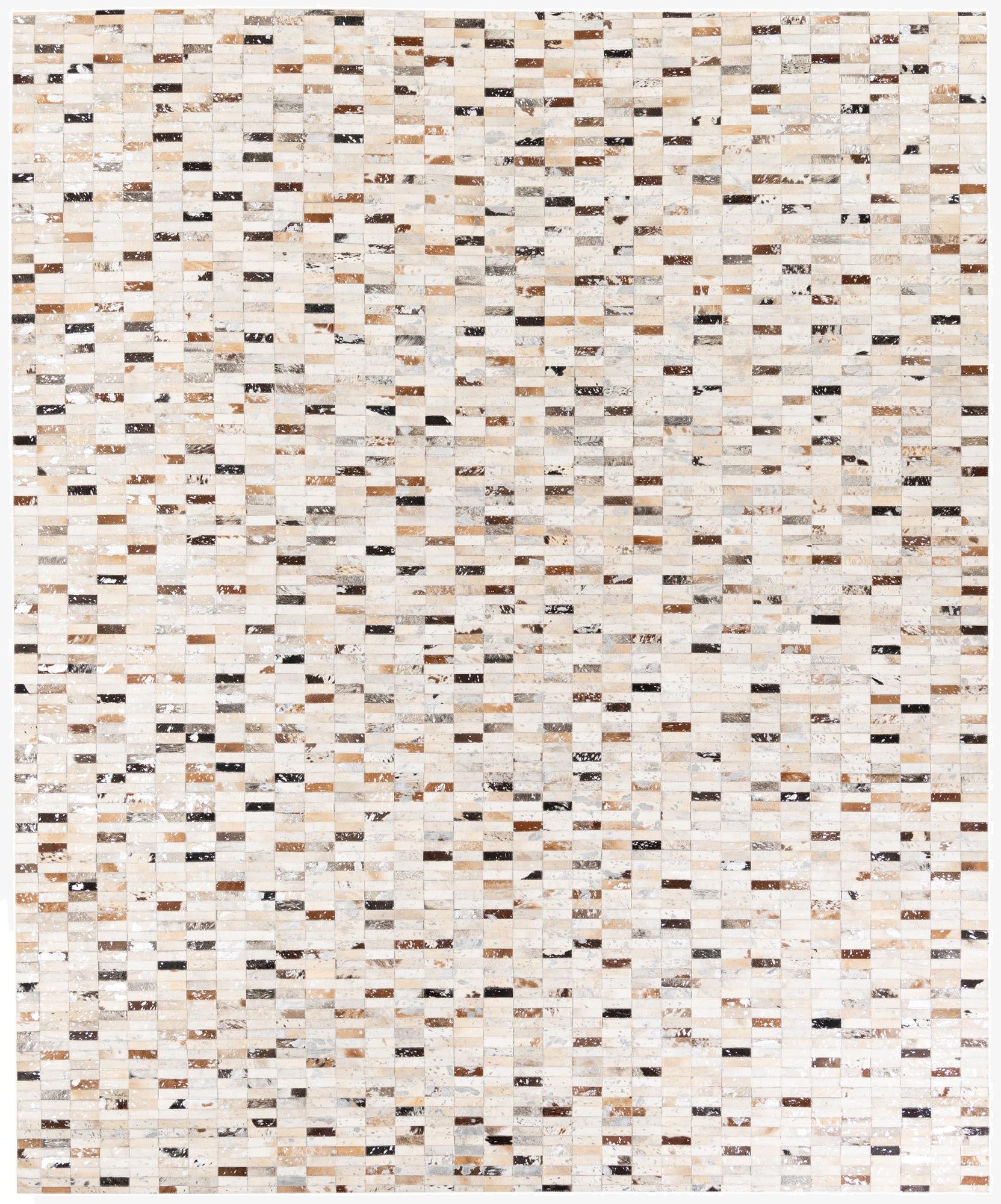  8' 2 x 9' 11 Cowhide Stocks Rug