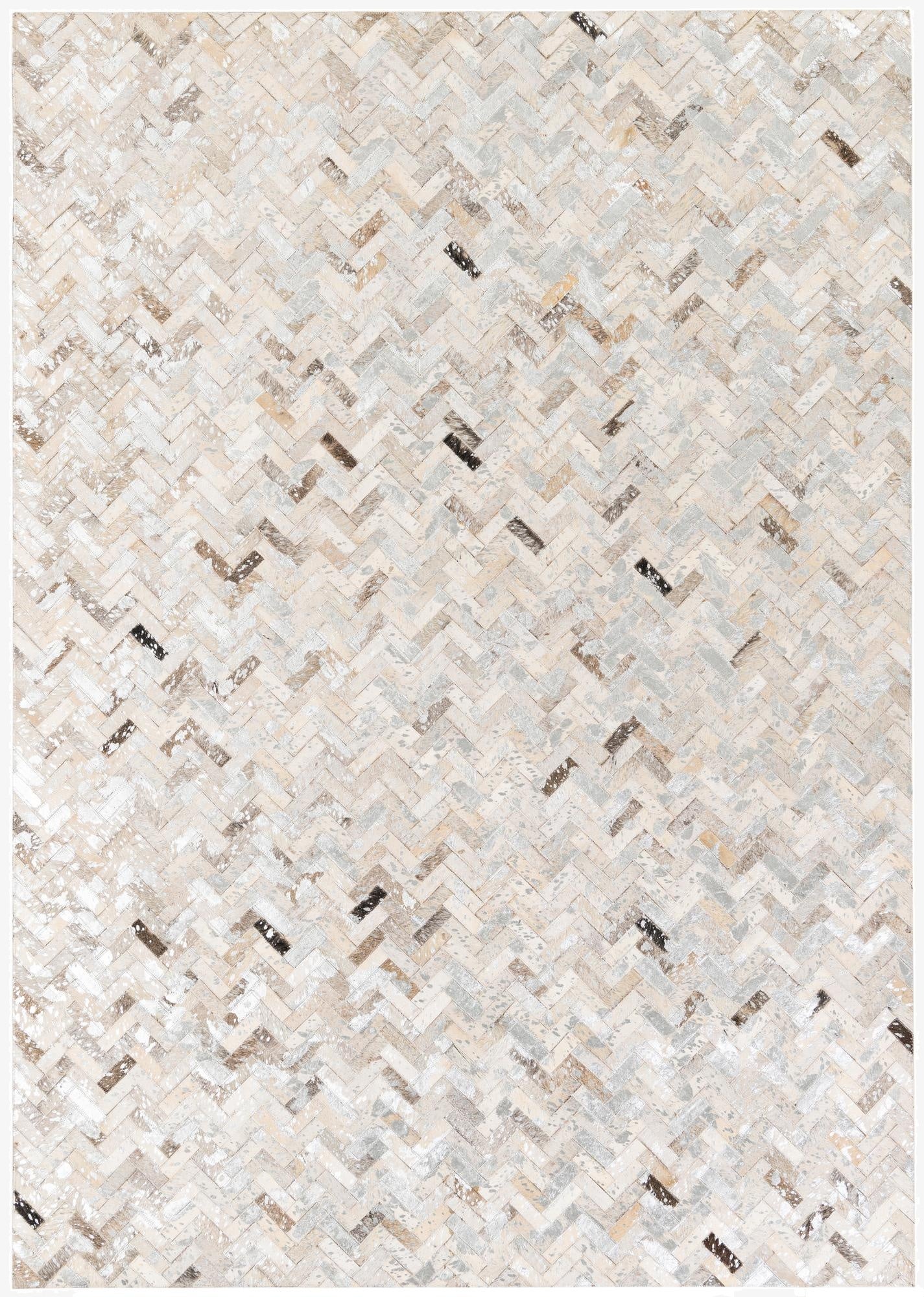  5' 4 x 7' 7 Cowhide Stocks Rug